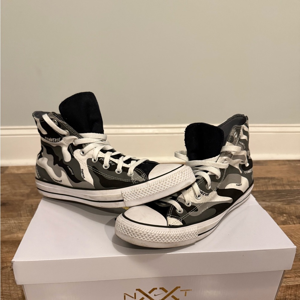 Converse Black and White High-Tops